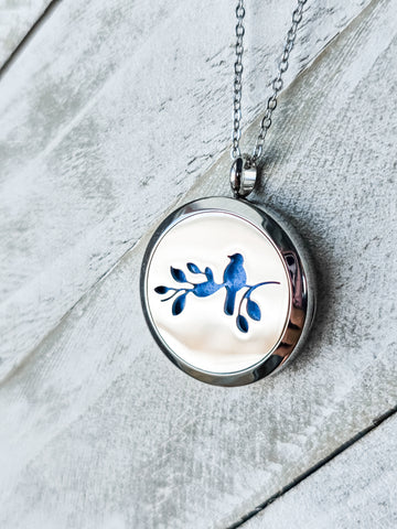 Aromatherapy - BIRD, Diffuser Pendant Necklace